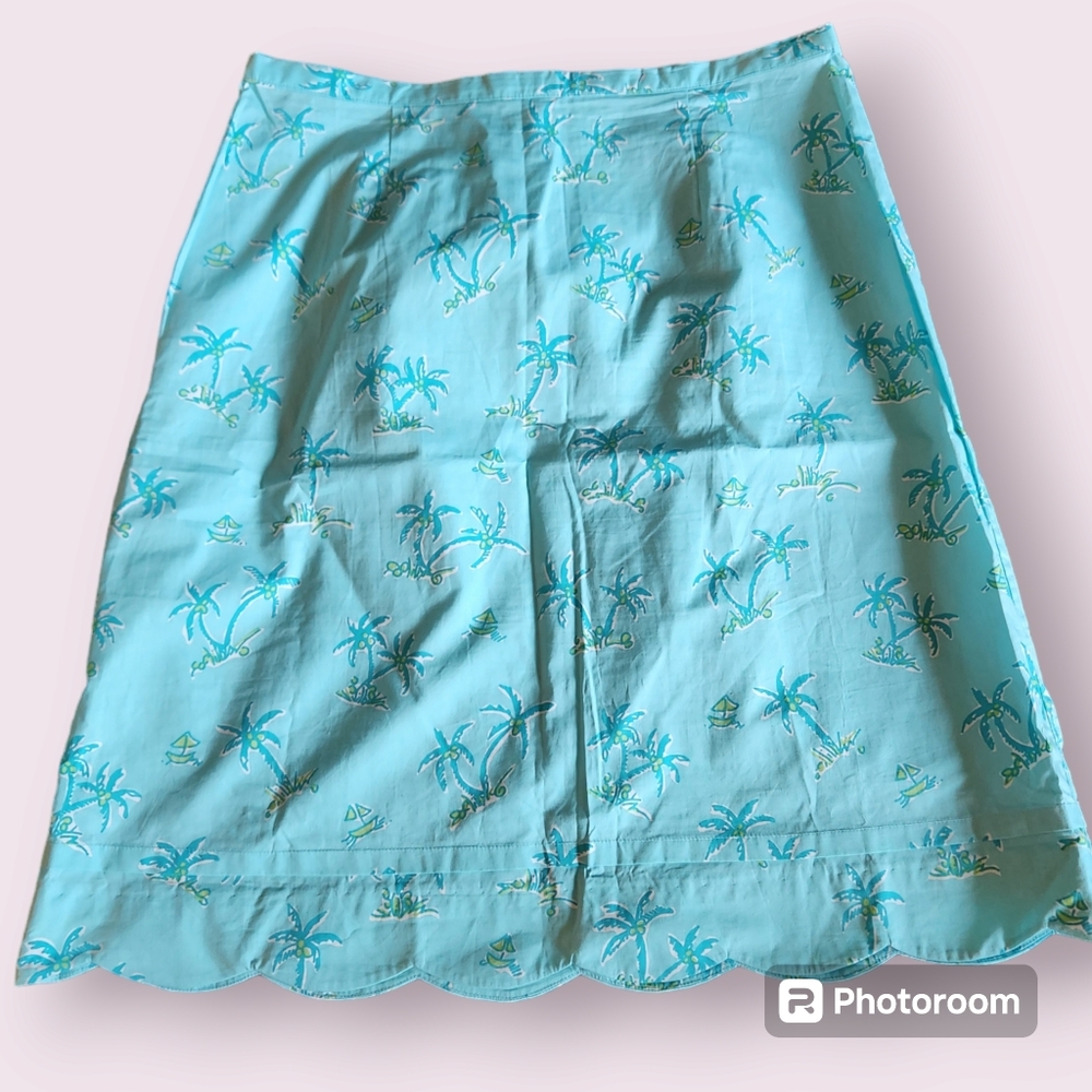 Lilly Pulitizer Palm Tree skirt